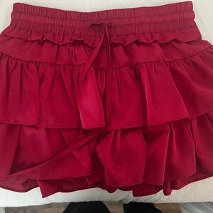 Small boutique ruffled skort